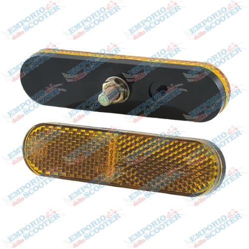 RMS Amber rounded reflector - with screw