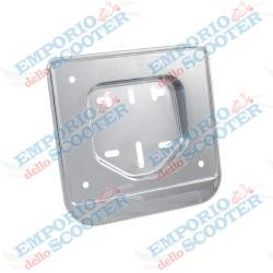 PORTATARGA PER TARGHE CICLOMOTORI DAL 2004 - IN PLASTICA CROMATO