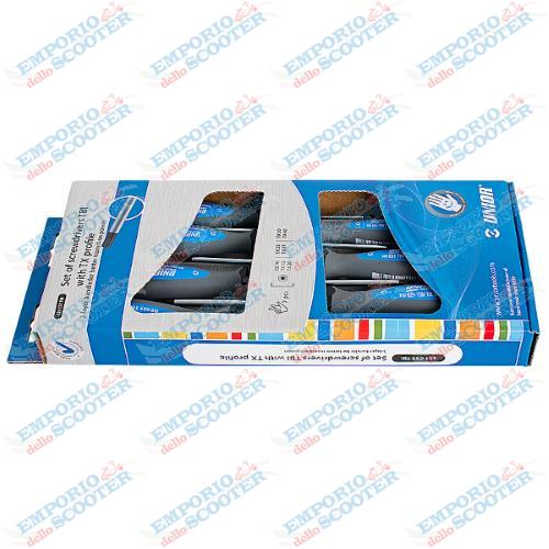 Jeu de tournevis TBI Ã  empreinte TORX - 621CS7TBI
