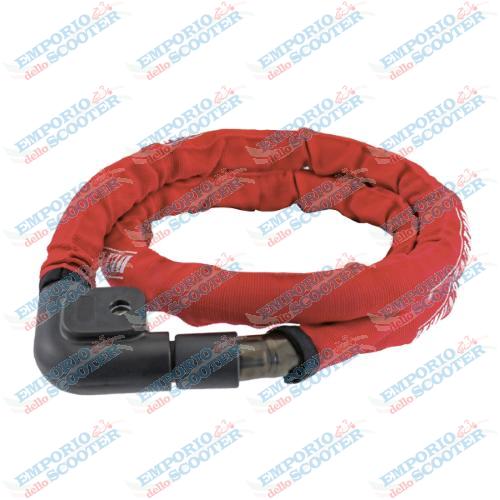CÃ¢ble antivol renforcÃ© PITONE Ã˜ 22 - noir rouge