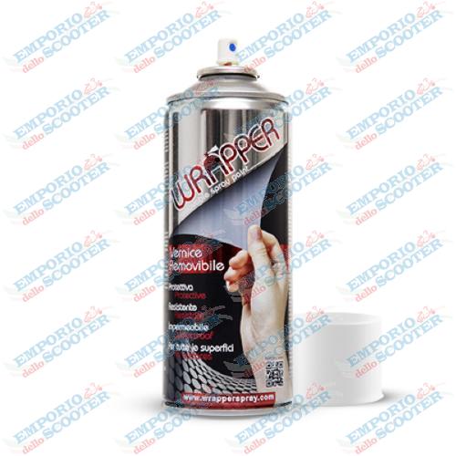 Wrapper Bombe de peinture amovible Pure White Mat 400ml
