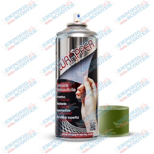 Bomboletta vernice rimovibile Wrapper verde canna 400ml
