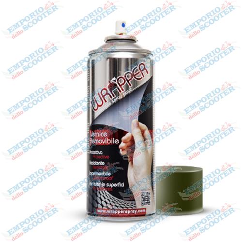 Wrapper Bombe de peinture amovible Kaki Olive 400ml