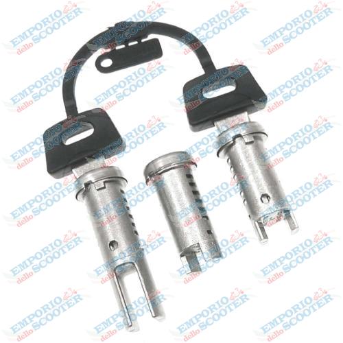 Kit serrures 3 piÃ¨ces ZADI Piaggio vespa HP-FL-V 50-125cc 265828