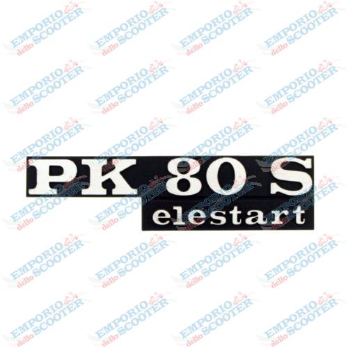 INSIGNIA DEL PANEL LATERAL  PIAGGIO VESPA PK 80S ELESTART 198199