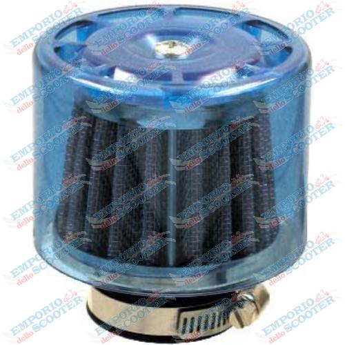 FILTRE à AIR NYPSO MéTALLIQUE RACING D35MM DROIT COURT PROTéGé