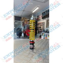 AMORTIGUADOR DELANTERO AJUSTABLE CARBONE "HI TECH" - NEGRO/AMARILLO - VESPA AUTOMÁTICA GT/GTS/GTV