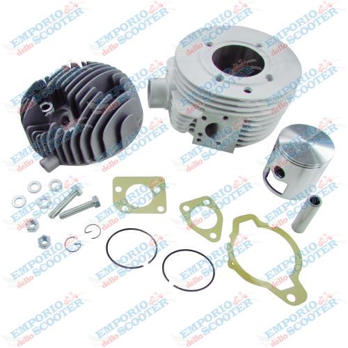 KIT CYLINDER HEAD AND PISTON FARO BASSO PINASCO NORDKAPP - 160 cc VESPA