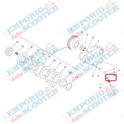 O-RING LEVA FRIZIONE VESPA PK XL2 HP FL - APE