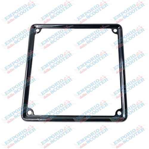 CORNICE TARGA IN ALLUMINIO DI COLORE NERO 170x170 mm