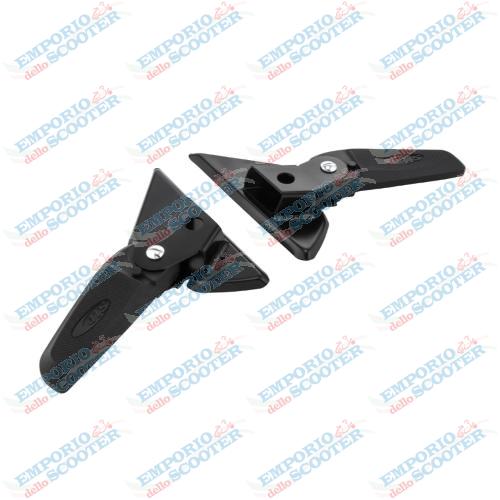 BLACK FLOORBOARD FOOTRESTS FOR VESPA LX