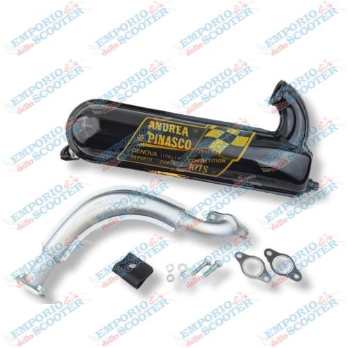 MARMITTA PINASCO NERA VESPA 125 ET3 - PRIMAVERA CON RISONATORE
