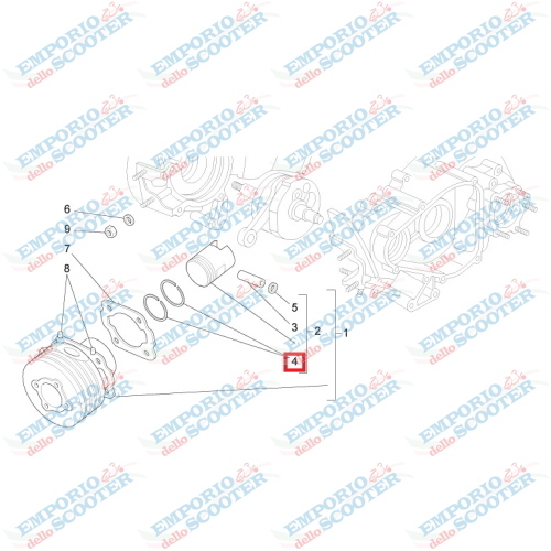 FASCE ELASTICHE PIAGGIO VESPA/APE 50CC 38,4MM
