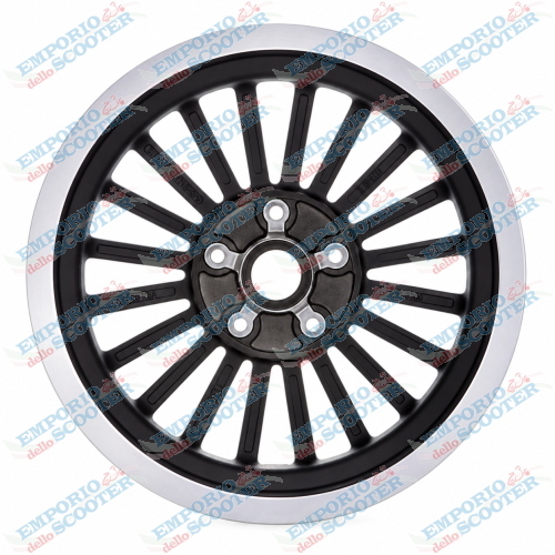 CERCHIO NERO BORDO LUCIDO VESPA GTS