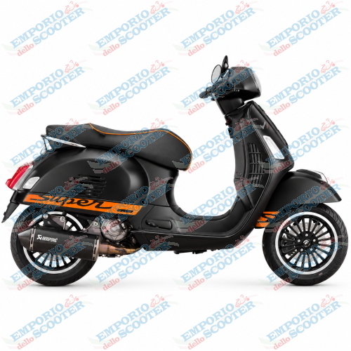 CERCHIO NERO BORDO LUCIDO VESPA GTS