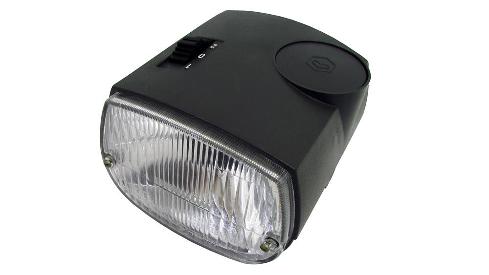 Faro Ciao 6v Faro Anteriore LED Per Piaggio Ciao Nero