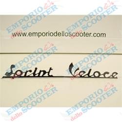 TARGHETTA POSTERIORE VESPA - SPRINT VELOCE