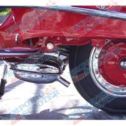 CHROMED EXHAUST FOR VESPA PX125–150 – TS