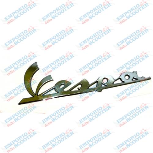 PLASTIC STICKER SCRIPT BADGE VESPA 150X50mm