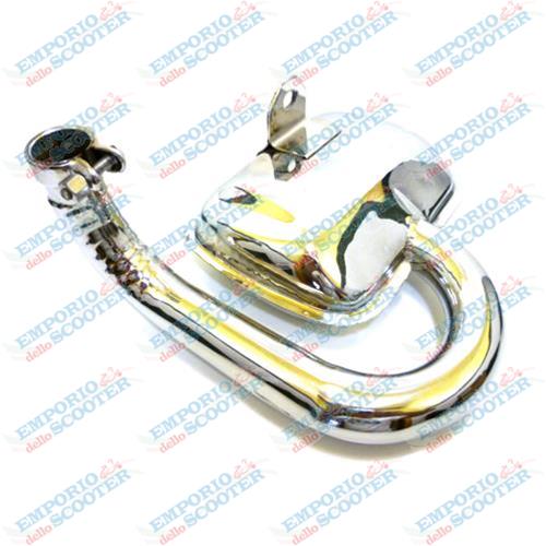 CHROMED EXHAUST FOR VESPA PX125–150 – TS