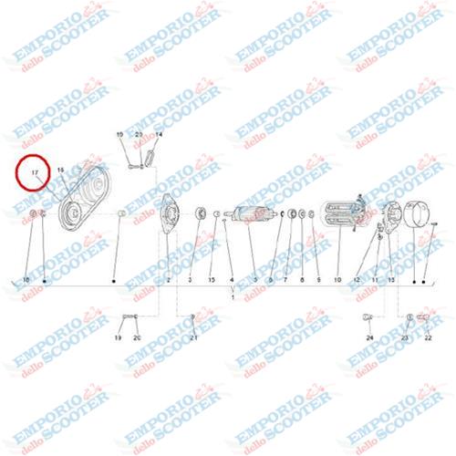 CINGHIA DINAMO MOTORE APE MP - TM - CAR