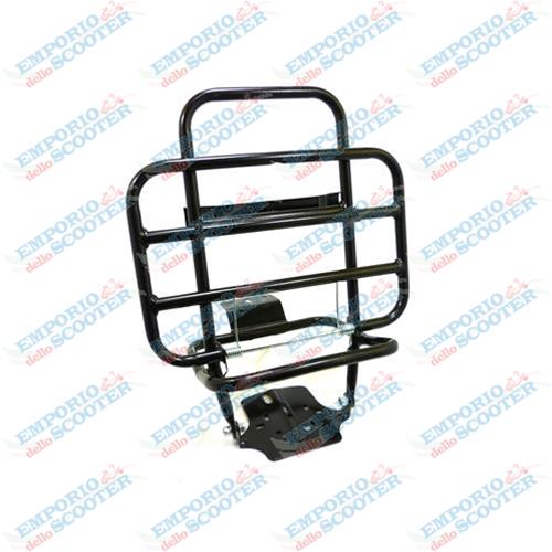 PORTAPACCHI POSTERIORE CON PORTARUOTA - VERNICIATO NERO PER VESPA 50 PRIMAVERA ET3