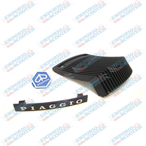 KIT GRILLE ET LOGOS POUR DESCENTE DE KLAXON VESPA T5 - DIRECTION