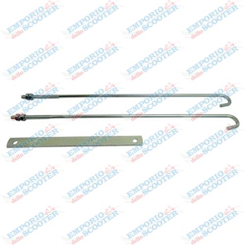 JUEGO DE TIRANTES DE 335mm PARA PORTAEQUIPAJE TRASERO - COMPATIBLE CON VARIOS MODELOS