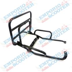BLACK PAINTED REAR LUGGAGE CARRIER FOR VESPA PK - 50 - ET3 - PRIMAVERA