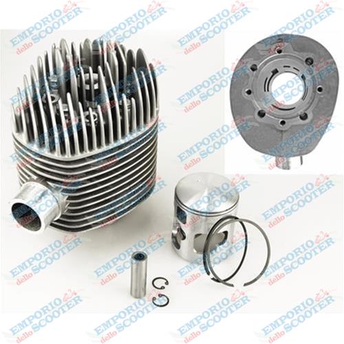 KIT CILINDRO PINASCO SUPER SPORT 225cc PARA VESPA RALLY PX COSA 200cc - DE ALUMINIO - CARRERA LARGA 60 - BUJÍA CENTRAL