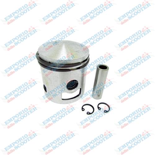 PISTON, RINGS AND CIRCLIPS 61MM FOR 2 TRANSFERS - Ø61 (MODIFICATION FOR VESPA VNB VBA VBB SPRINT GT GL)
