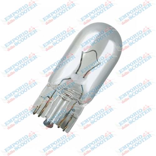 LAMPARA TIPO W3 - 12V 3W T10 WEDGE VESPA LML COSA