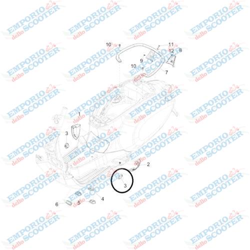 TAPPO SPOILER INFERIORE PERDANA VESPA PRIMAVERA DAL 2013