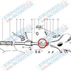 ARANDELA ELáSTICA 40X32X1MM VESPA 50