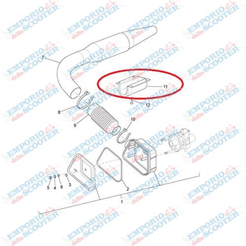AIR INTAKE PROTECTION HOSE GUARD FOR APE 50
