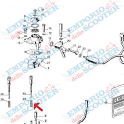 MUELLE PARA TORNILLO DE REGULACIÓN DEL RALENTÍ – VESPA 125–150–180–200 – COSA – T5