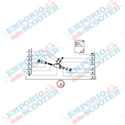 LITTLE HYDRAULIC CYLINDER REAR BRAKE APE 50