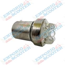 12V BA15S BULB WITH 5 LEDS - ORANGE