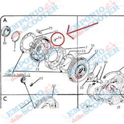 SPACER ON CUSH DRIVE – BUSHING – 4-PIECE KIT