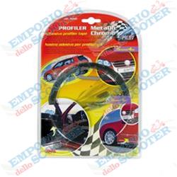 CINTA ADHESIVA CROMADA 5MM - LONGITUD 4 METROS