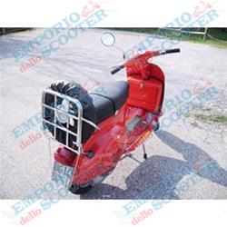 PORTAPACCHI POSTERIORE CROMATO CON PORTARUOTA DI SCORTA