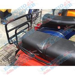 BLACK PAINTED REAR LUGGAGE CARRIER FOR VESPA PK - 50 - ET3 - PRIMAVERA