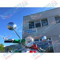 ESPEJO IZQUIERDO CROMADO PARA VESPA