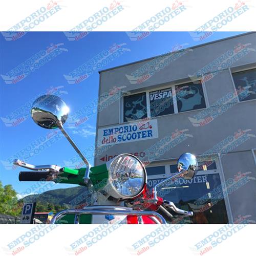 ESPEJO IZQUIERDO CROMADO PARA VESPA