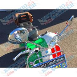 ESPEJO IZQUIERDO CROMADO PARA VESPA