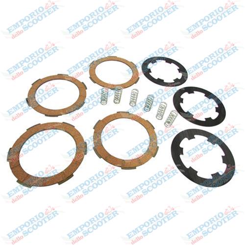 KIT DISCHI FRIZIONE POLINI (7 PEZZI) VESPA PK - APE (6 MOLLE)