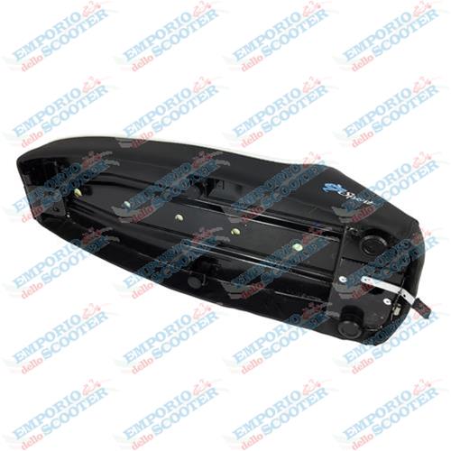 SELLE VESPA 50 PRIMAVERA ET3 - SPORT 2PLACES PLUS LONGUE MARRON "LONG TAIL"