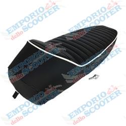 SELLE VESPA 50 PRIMAVERA ET3 - SPORT 2PLACES PLUS LONGUE MARRON "LONG TAIL"