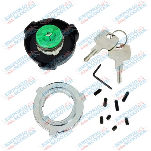 TAPPO SERBATOIO BENZINA CON CHIAVE PIAGGIO CIAO - APE 50 PRIMI MODELLI CON SERBATOIO IN FERRO