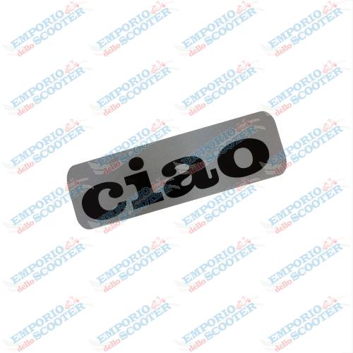 AUTOCOLLANT TARGHETTE CIAO 85X31MM